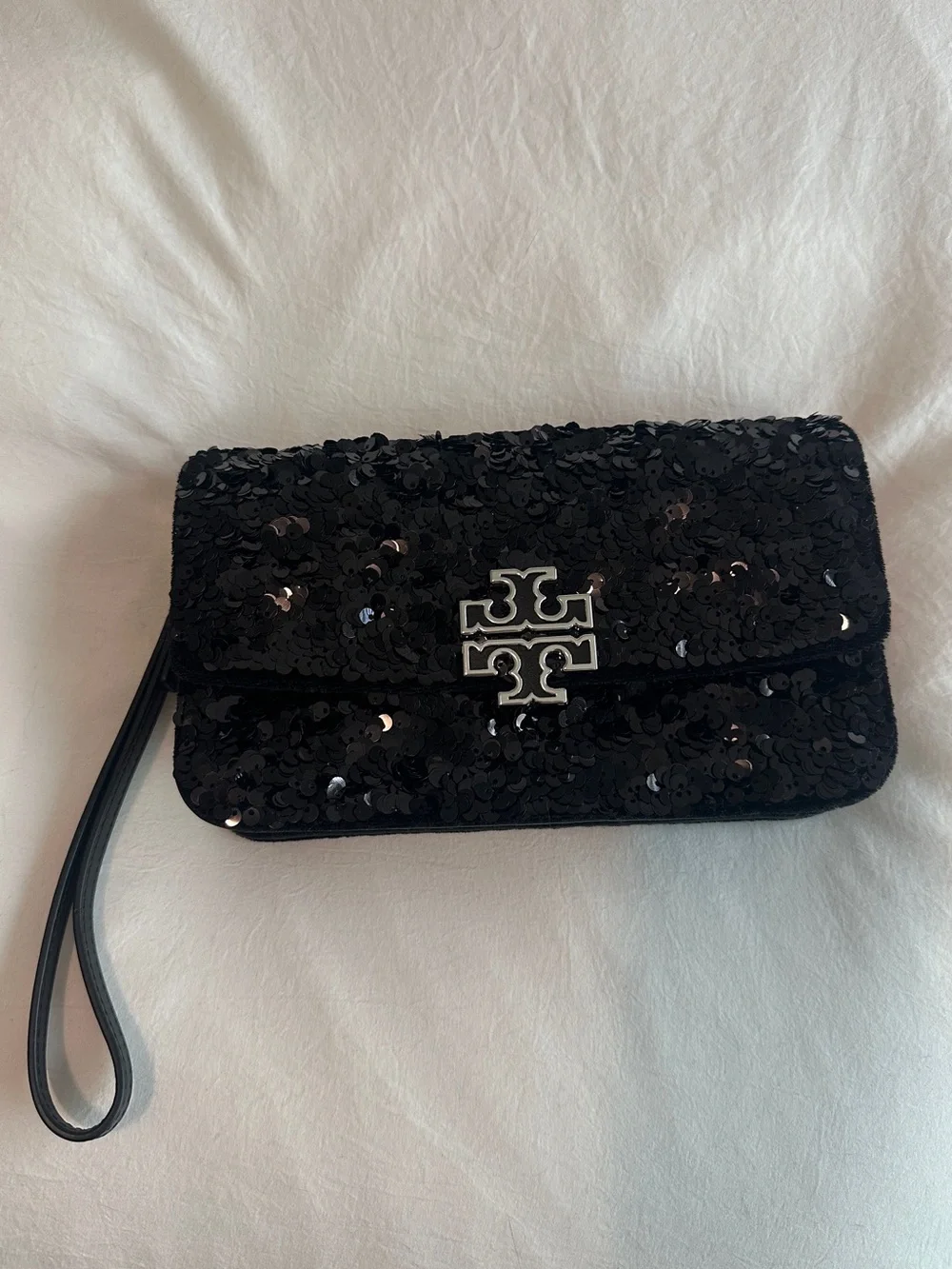 Tory Burch Sequin Black Bag